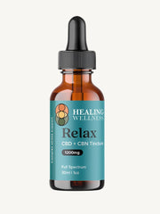 Relax Tincture for Stress Support - (Broad Spectrum, Sesame Oil) - 30 ml