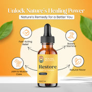 Restore - Hemp Oil for Inflammation, Anxiety & Total Body Care (30ml)