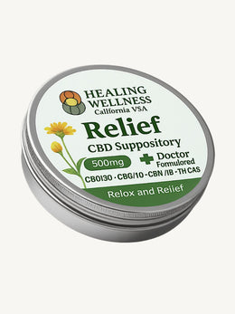 RELIEF | Suppository (10-Pack) | CBD · CBG · CBN